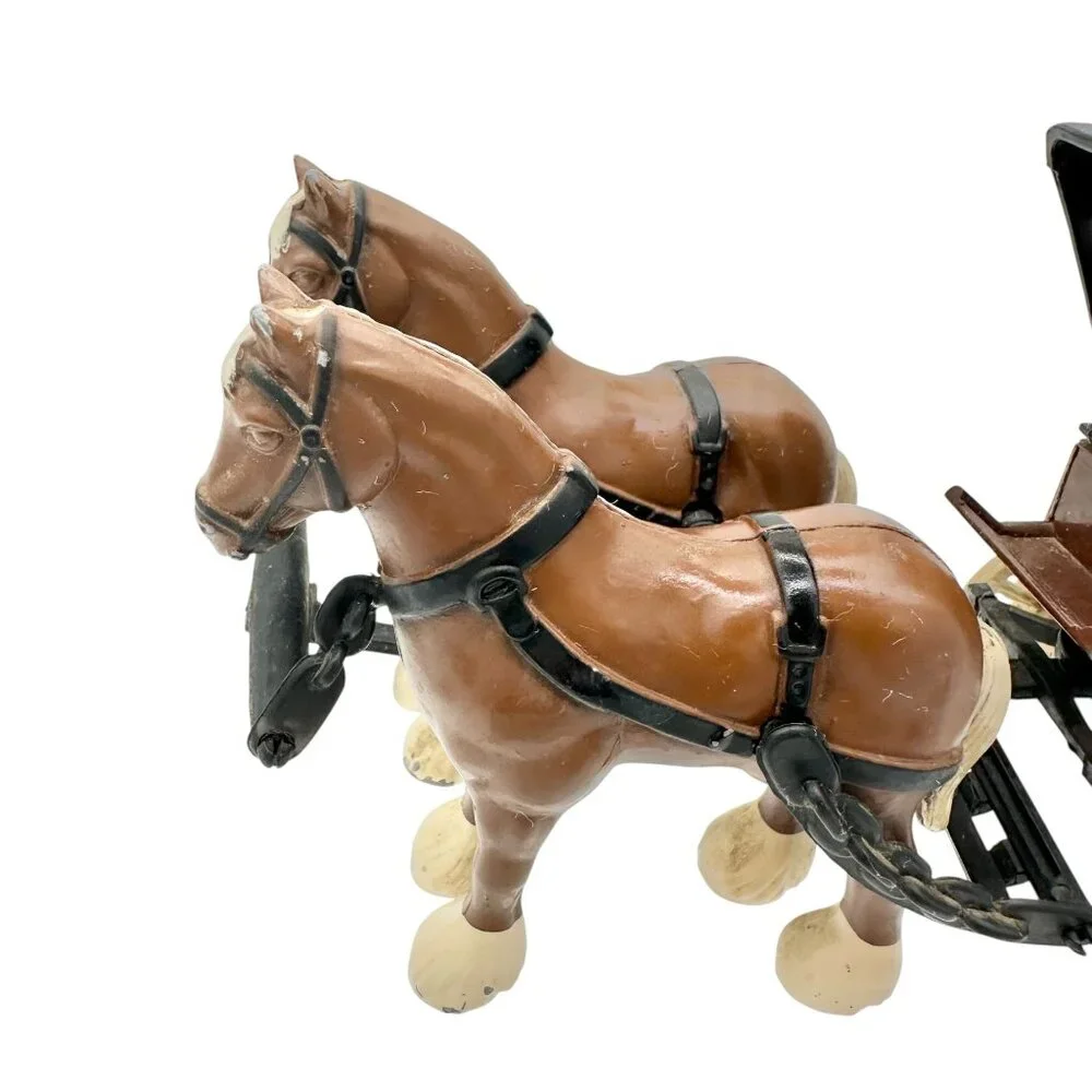ERTL Horse and Wagon Tanker Bank Vintage Collectible Coin Bank Limited Edition